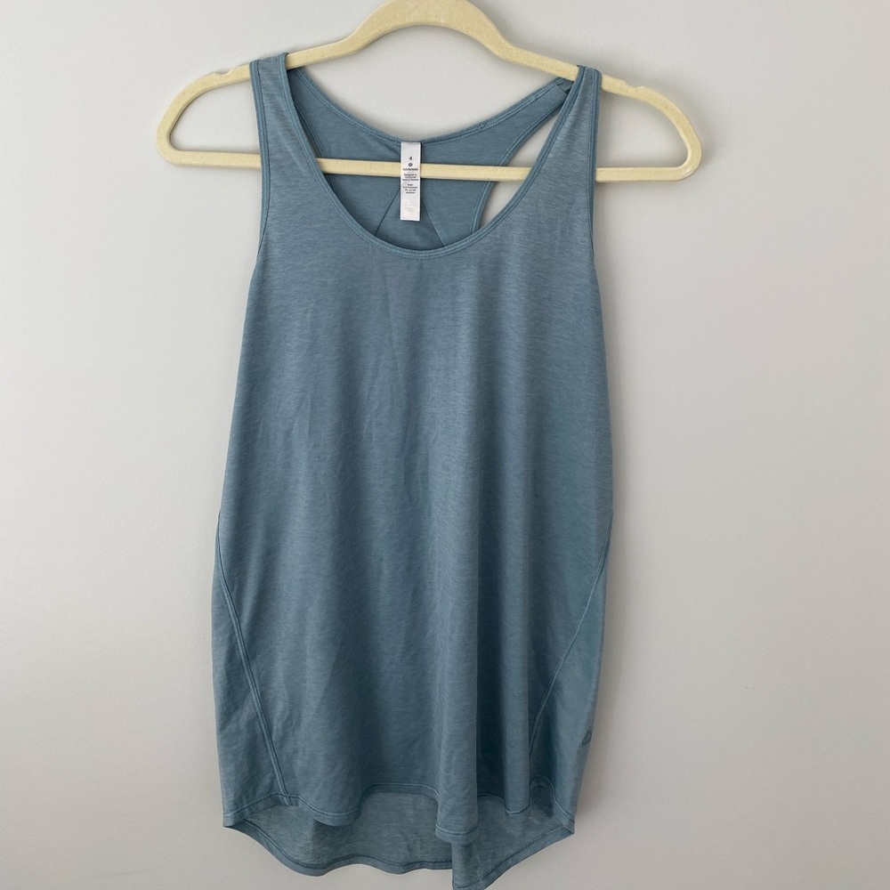 LULULEMON blue tank top